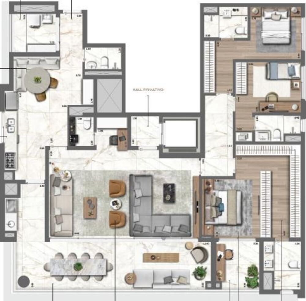 Apartamento, 4 quartos, 212 m² - Foto 12