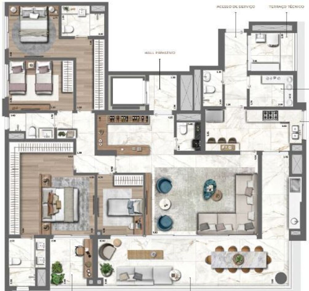 Apartamento, 4 quartos, 212 m² - Foto 14