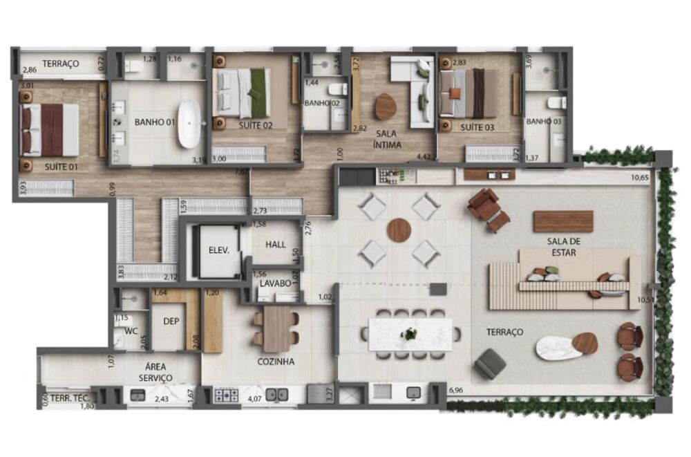 Cobertura à venda com 3 quartos, 354m² - Foto 4