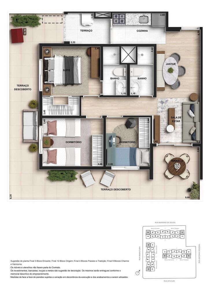Apartamento, 3 quartos, 62 m² - Foto 8