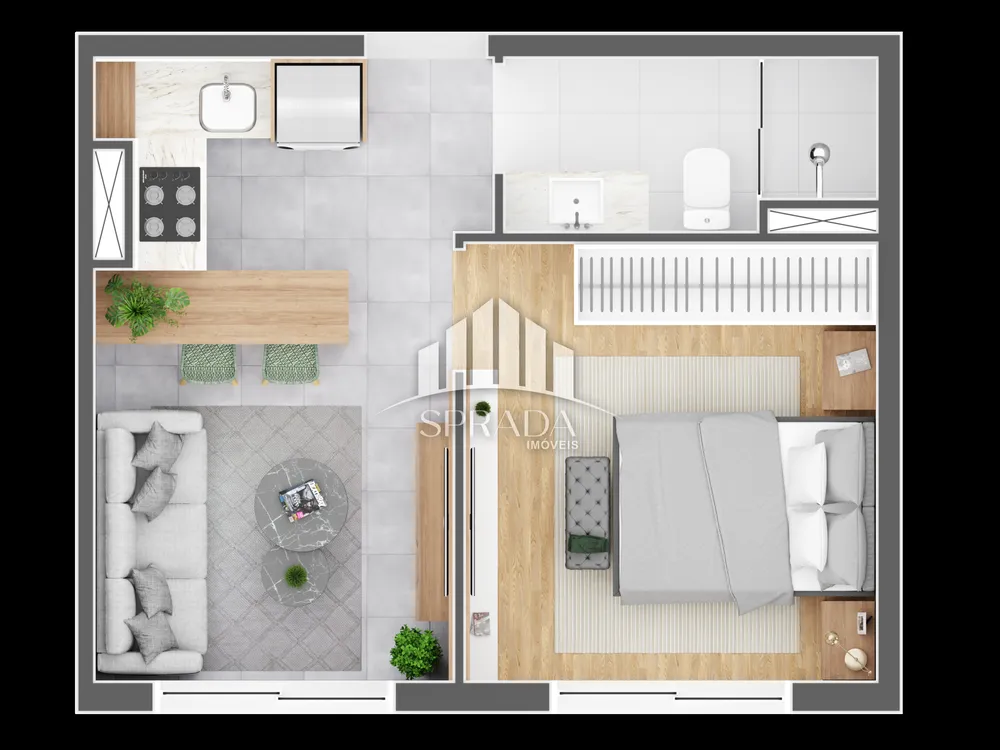 Apartamento, 1 quarto, 34 m² - Foto 5