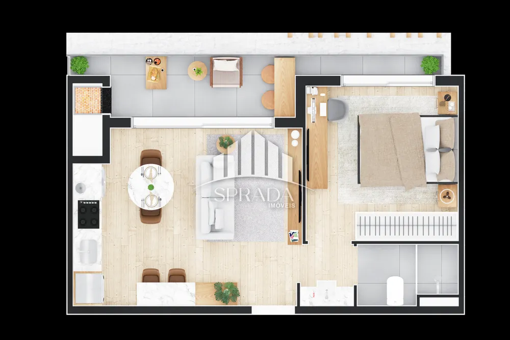 Apartamento, 1 quarto, 34 m² - Foto 6