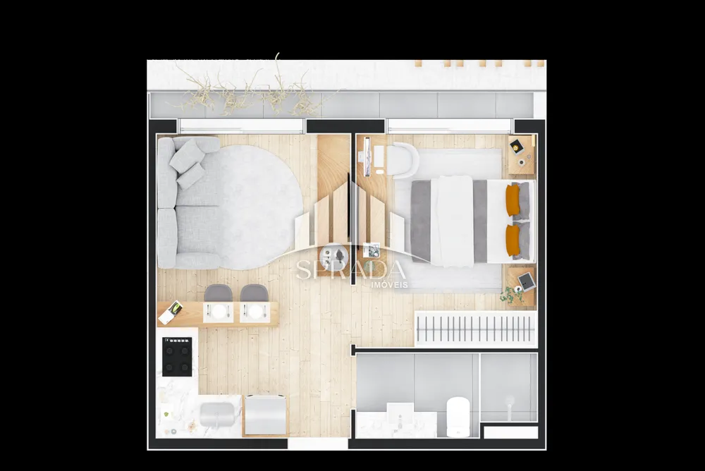 Apartamento, 1 quarto, 34 m² - Foto 7