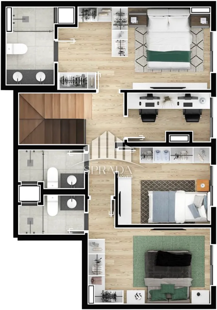 Apartamento, 2 quartos, 59 m² - Foto 7