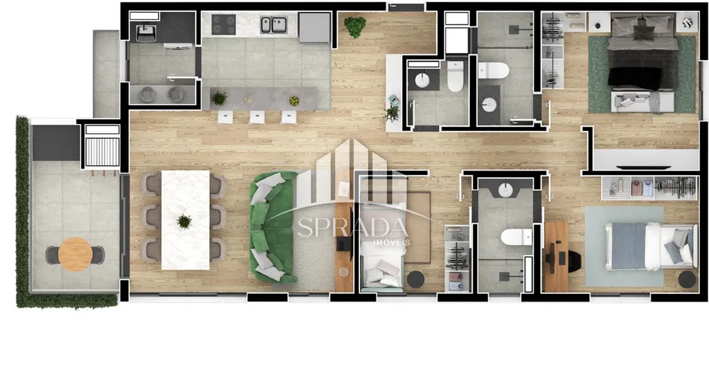 Apartamento, 2 quartos, 59 m² - Foto 4