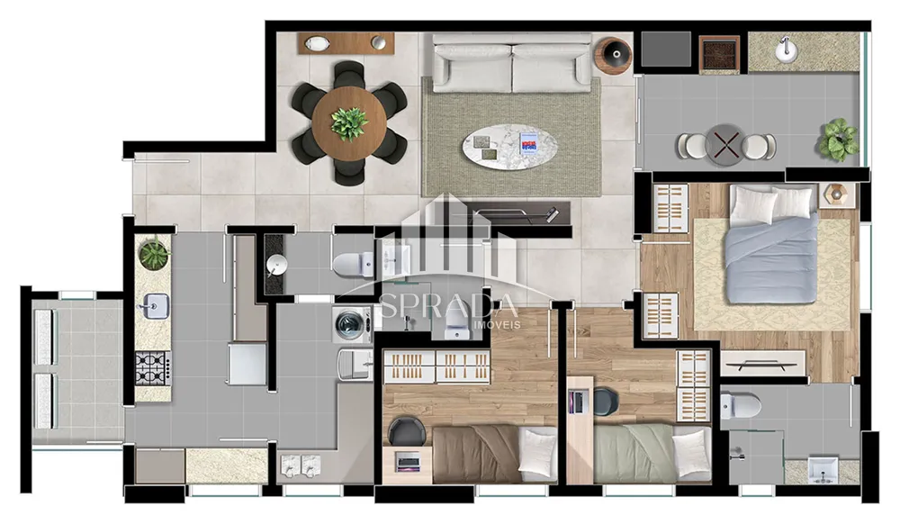 Apartamento, 3 quartos, 92 m² - Foto 4