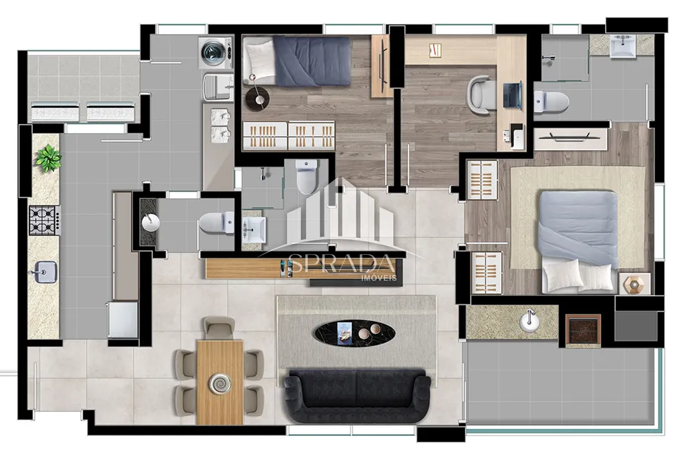Apartamento, 3 quartos, 92 m² - Foto 6