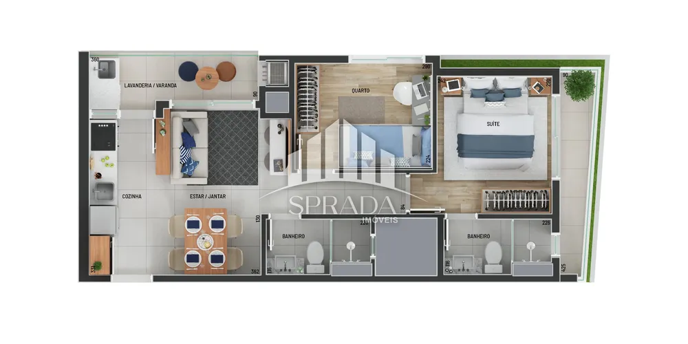 Apartamento, 2 quartos, 56 m² - Foto 8