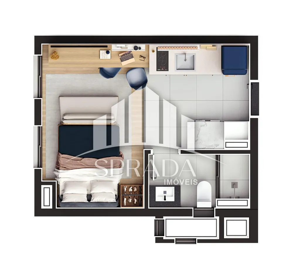 Apartamento, 2 quartos, 59 m² - Foto 4
