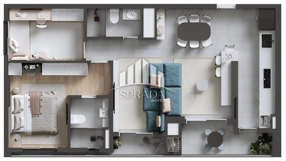 Apartamento, 2 quartos, 66 m² - Foto 3
