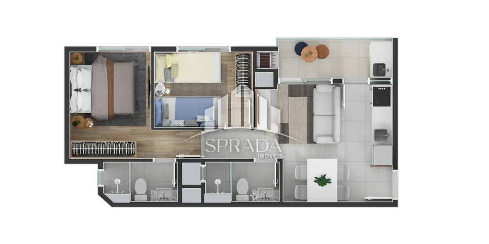 Apartamento, 2 quartos, 46 m² - Foto 4