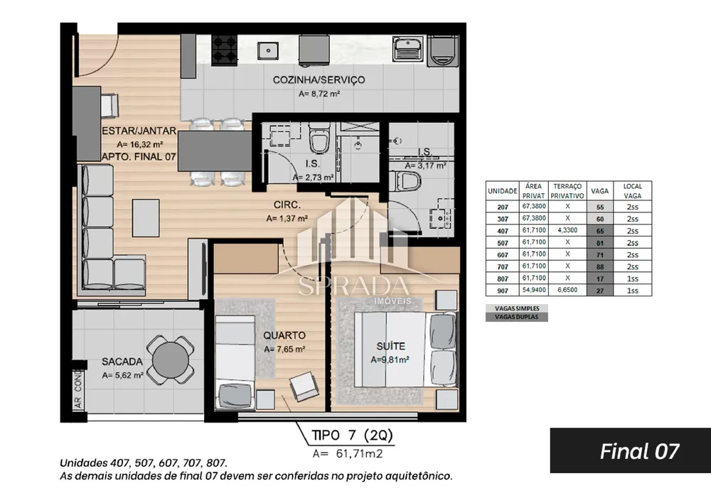 Apartamento, 2 quartos, 69 m² - Foto 8