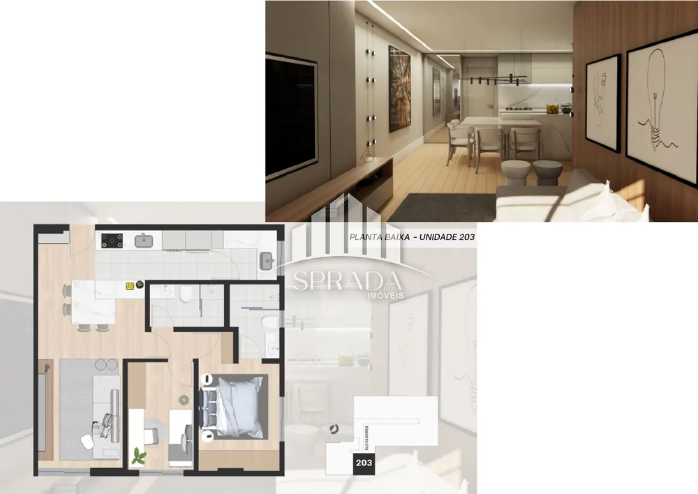 Apartamento, 2 quartos, 69 m² - Foto 7
