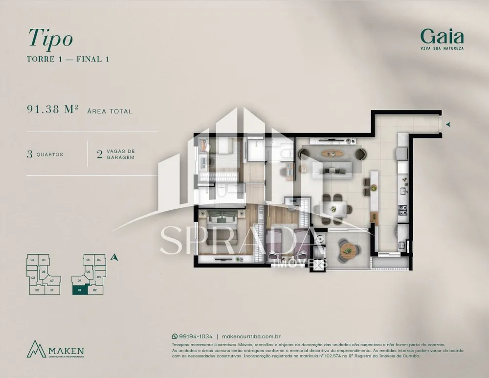 Apartamento, 3 quartos, 88 m² - Foto 4