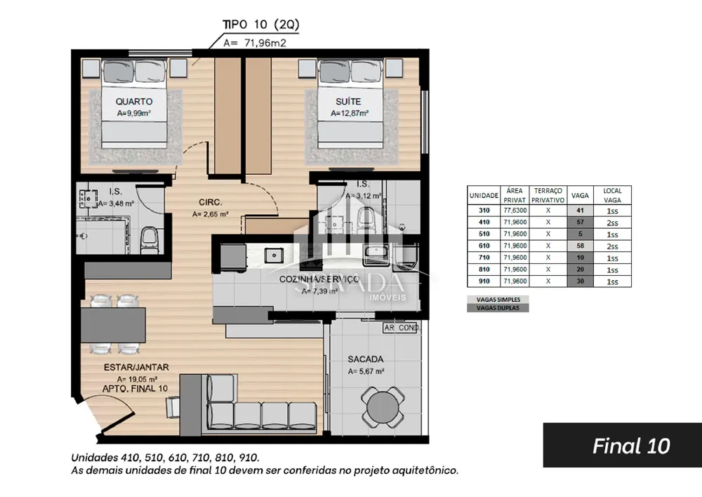 Apartamento, 2 quartos, 110 m² - Foto 7