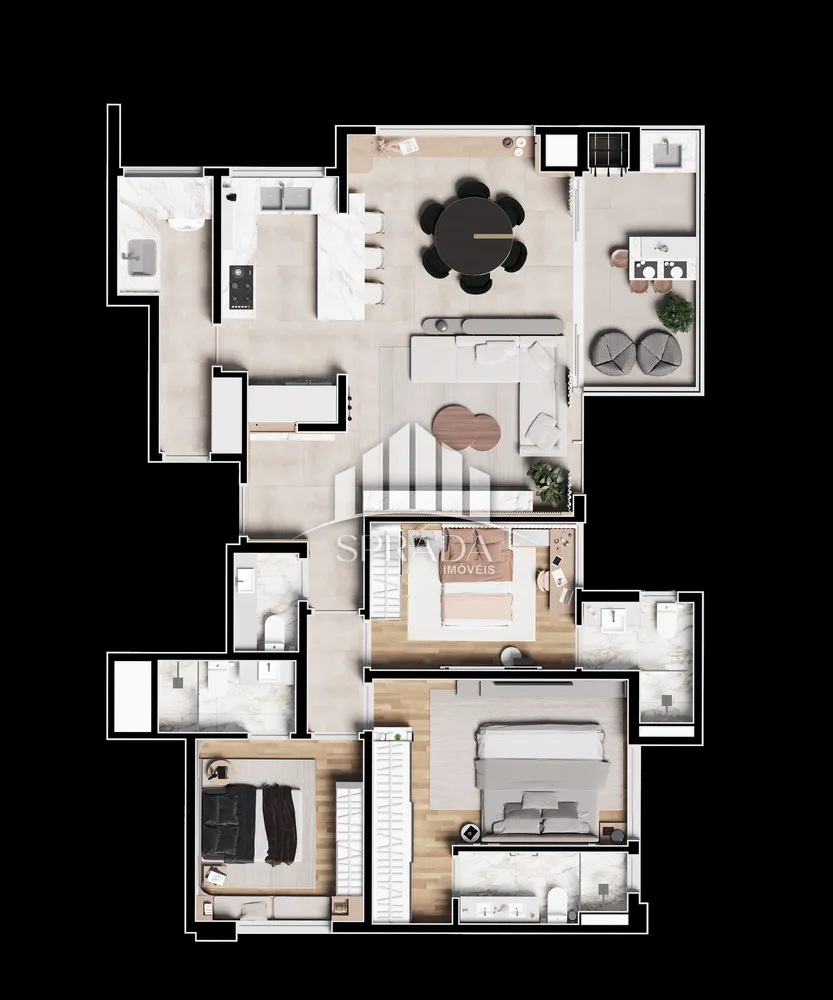 Cobertura, 3 quartos, 165 m² - Foto 12