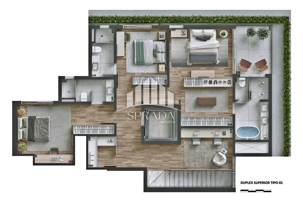 Apartamento, 3 quartos, 165 m² - Foto 1