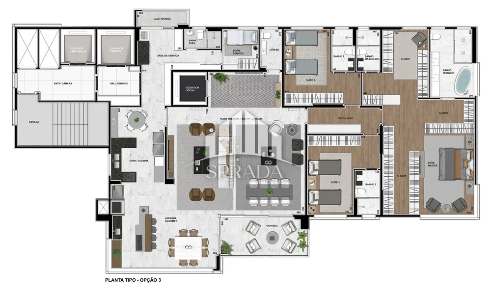 Apartamento, 3 quartos, 320 m² - Foto 16
