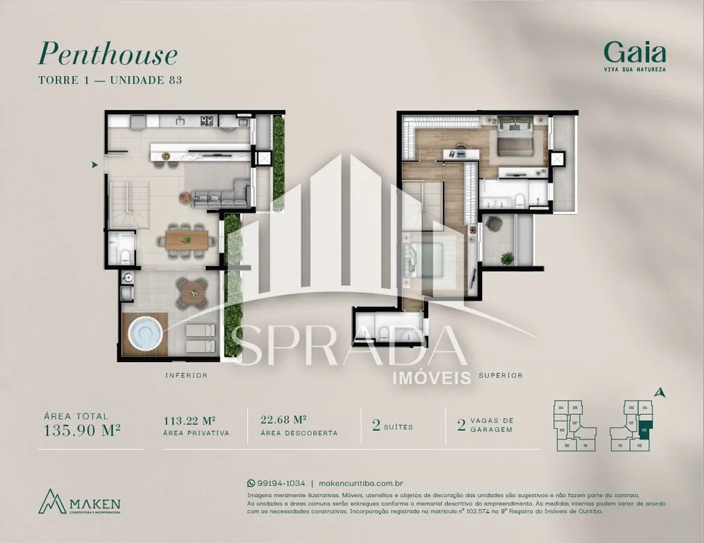 Apartamento, 2 quartos, 68 m² - Foto 6
