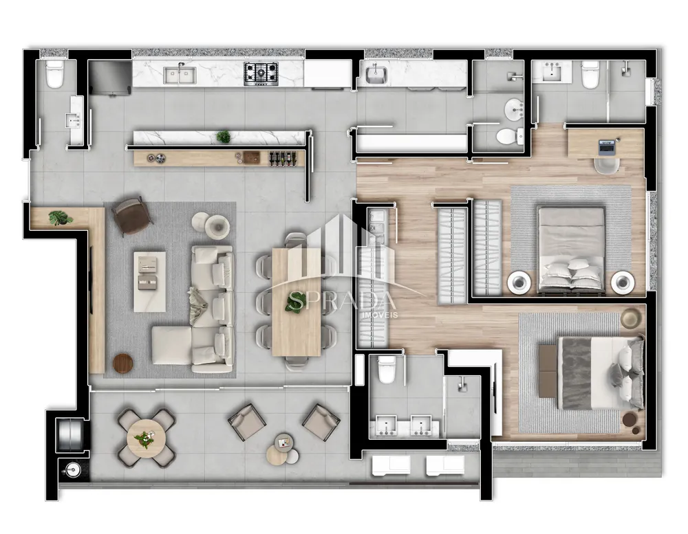 Apartamento, 3 quartos, 165 m² - Foto 8