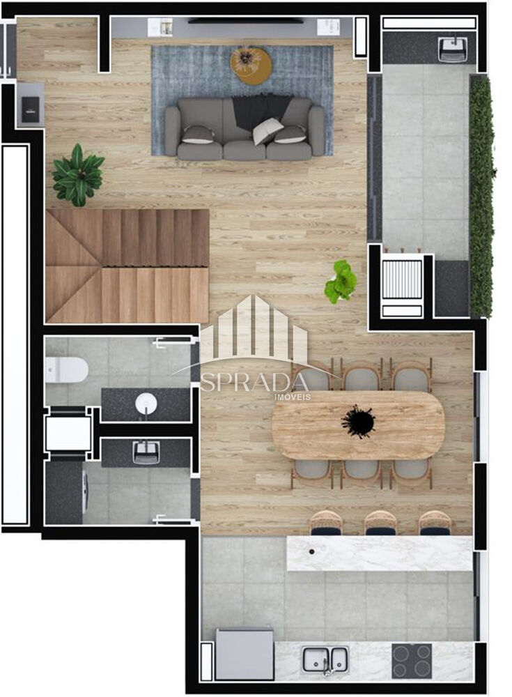 Apartamento à venda com 2 quartos, 59m² - Foto 15