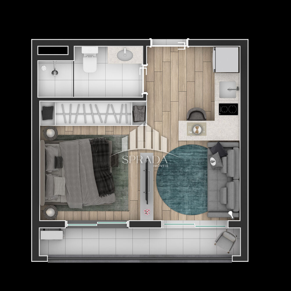 Apartamento, 1 quarto, 26 m² - Foto 19