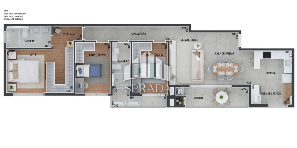 Apartamento, 3 quartos, 104 m² - Foto 7