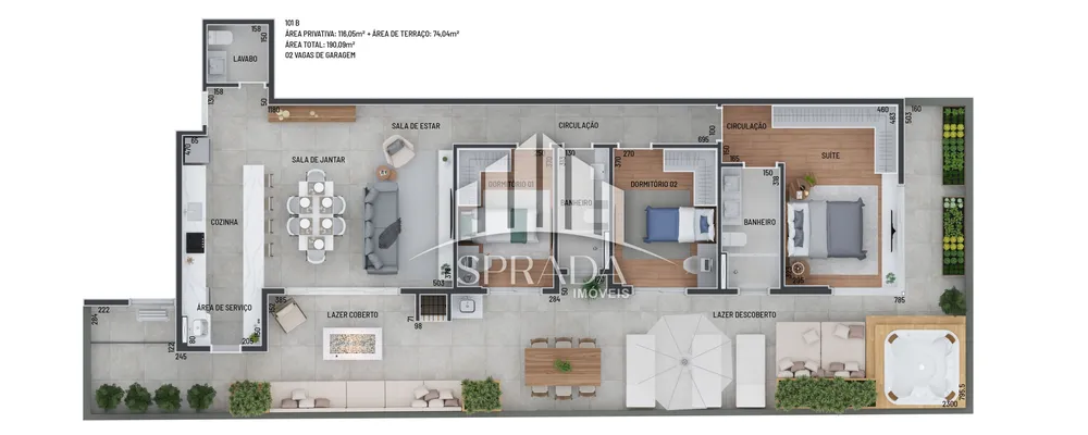 Apartamento, 3 quartos, 104 m² - Foto 8
