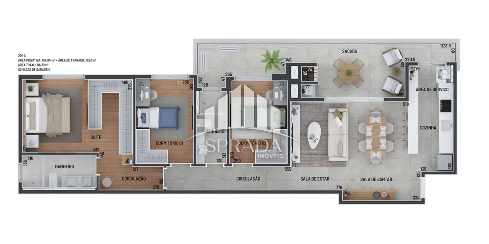 Apartamento, 3 quartos, 104 m² - Foto 6