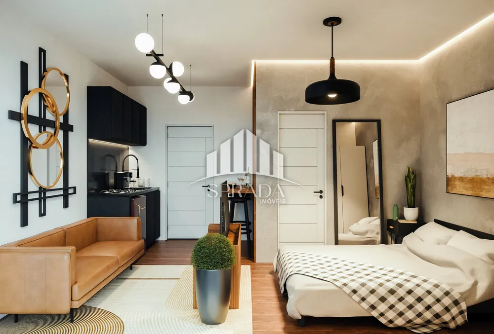 Apartamento, 1 quarto, 29 m² - Foto 1