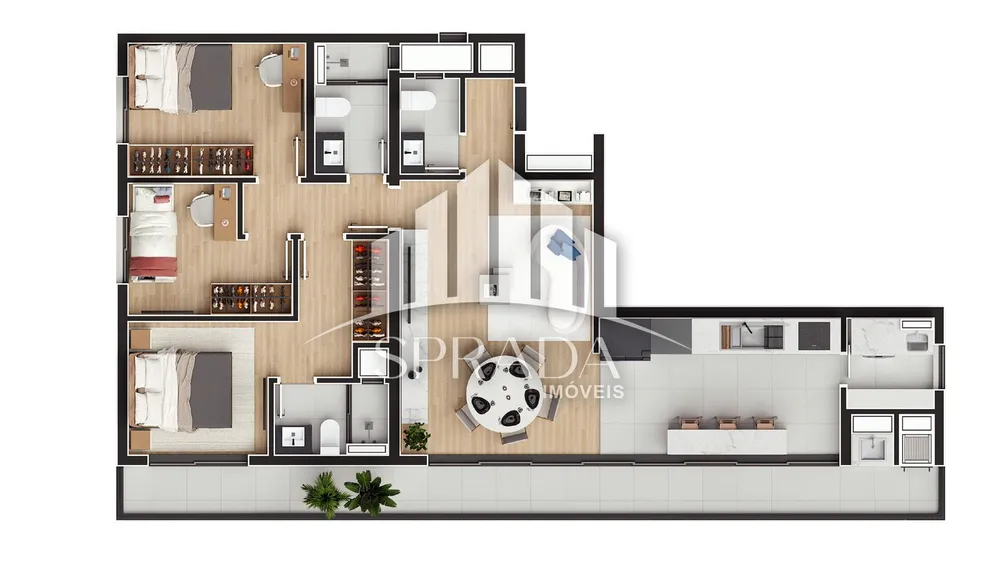 Apartamento, 2 quartos, 71 m² - Foto 4