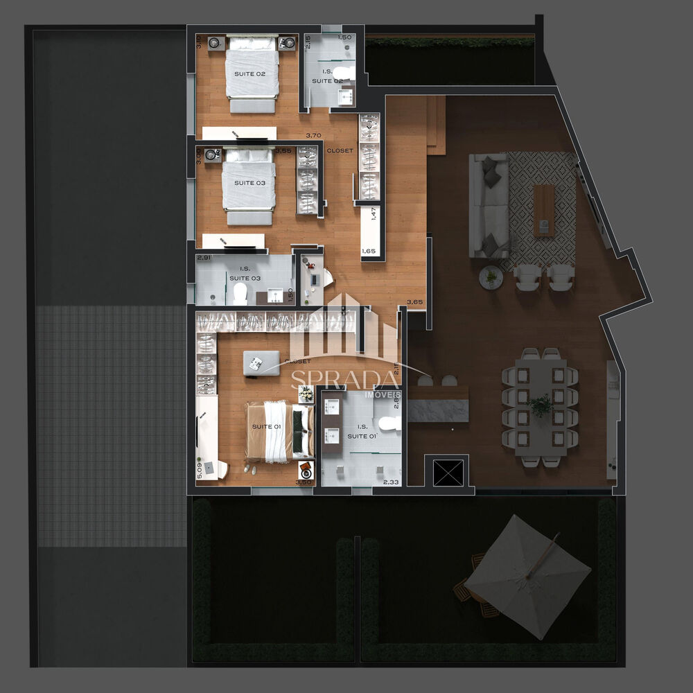 Apartamento, 3 quartos, 177 m² - Foto 11
