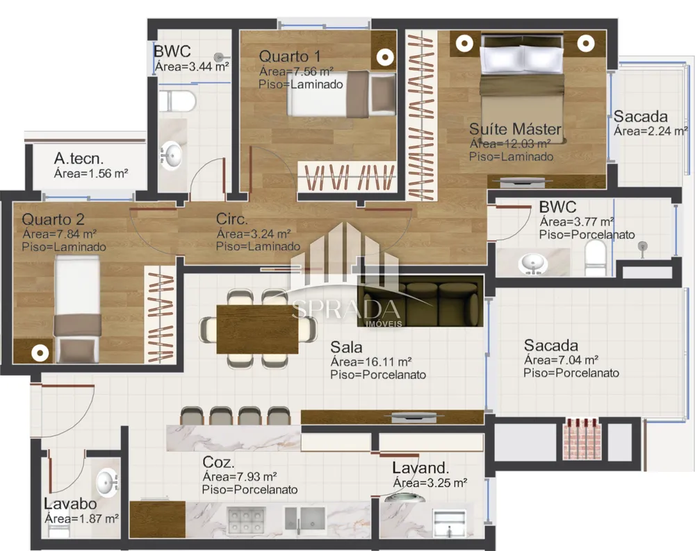 Apartamento, 2 quartos, 86 m² - Foto 12