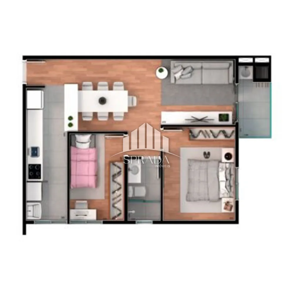 Apartamento, 3 quartos, 66 m² - Foto 4