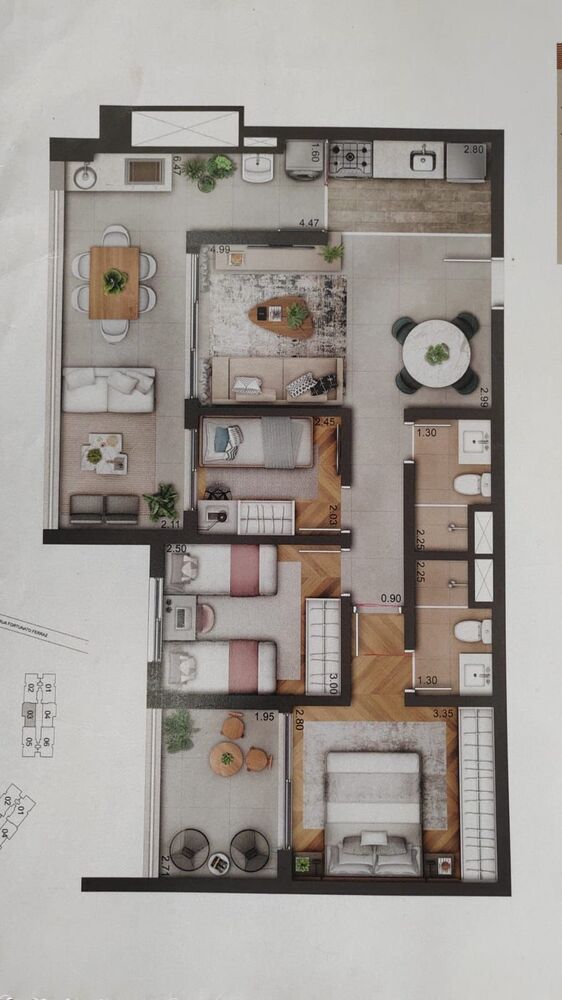 Apartamento, 3 quartos, 87 m² - Foto 7