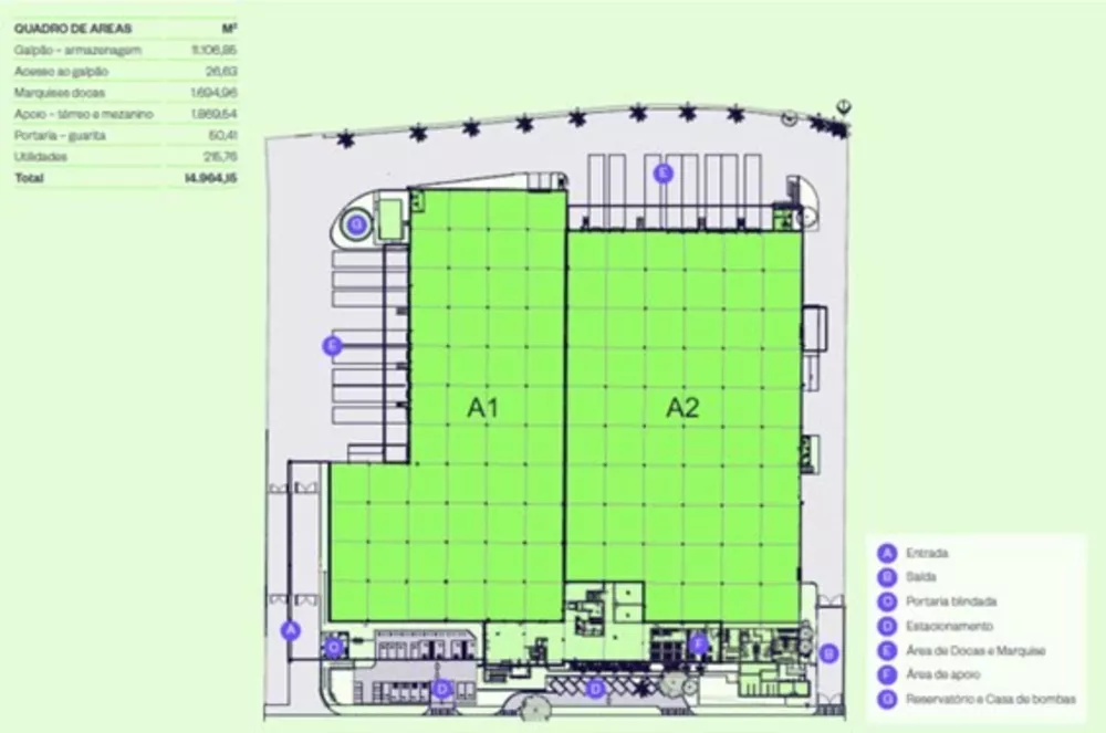 Depósito-Galpão, 14964 m² - Foto 3
