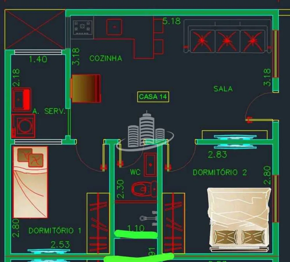 Apartamento, 1 quarto, 45 m² - Foto 12