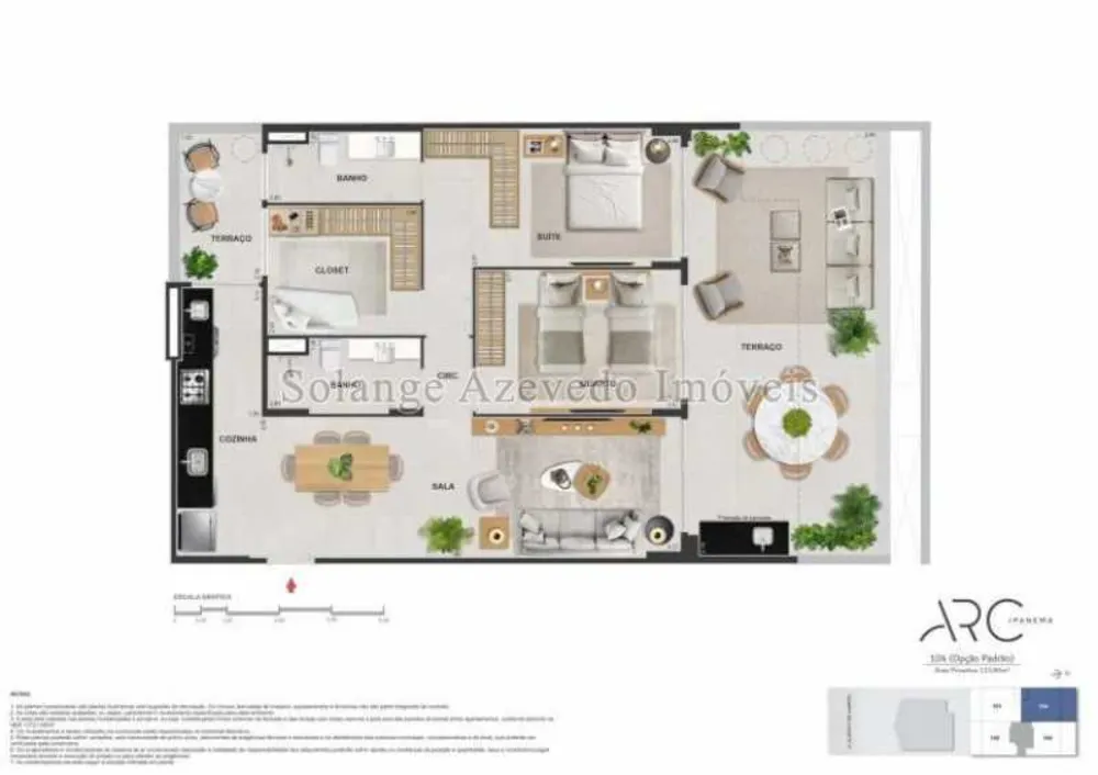 Apartamento, 2 quartos, 115 m² - Foto 6