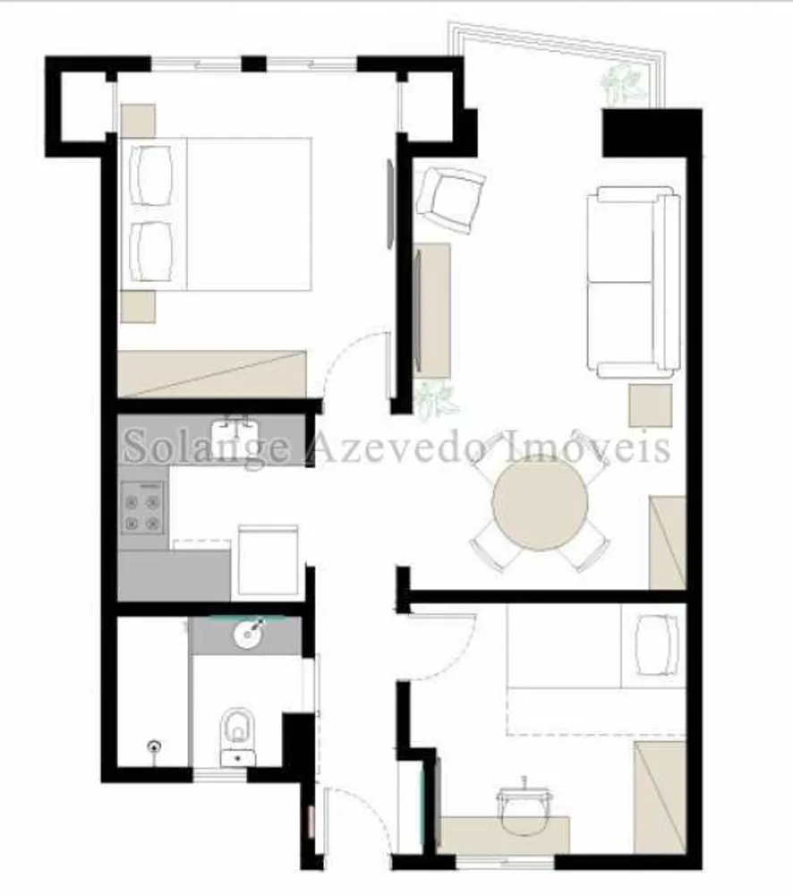 Apartamento, 2 quartos, 54 m² - Foto 11