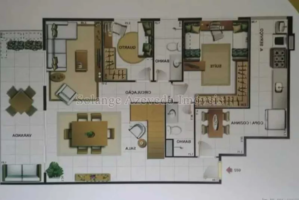 Cobertura, 3 quartos, 180 m² - Foto 7