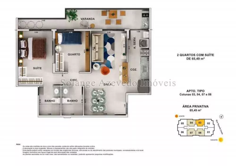 Apartamento, 2 quartos, 65 m² - Foto 8