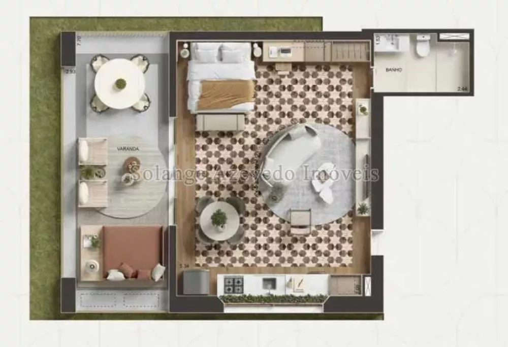 Apartamento, 1 quarto, 76 m² - Foto 9