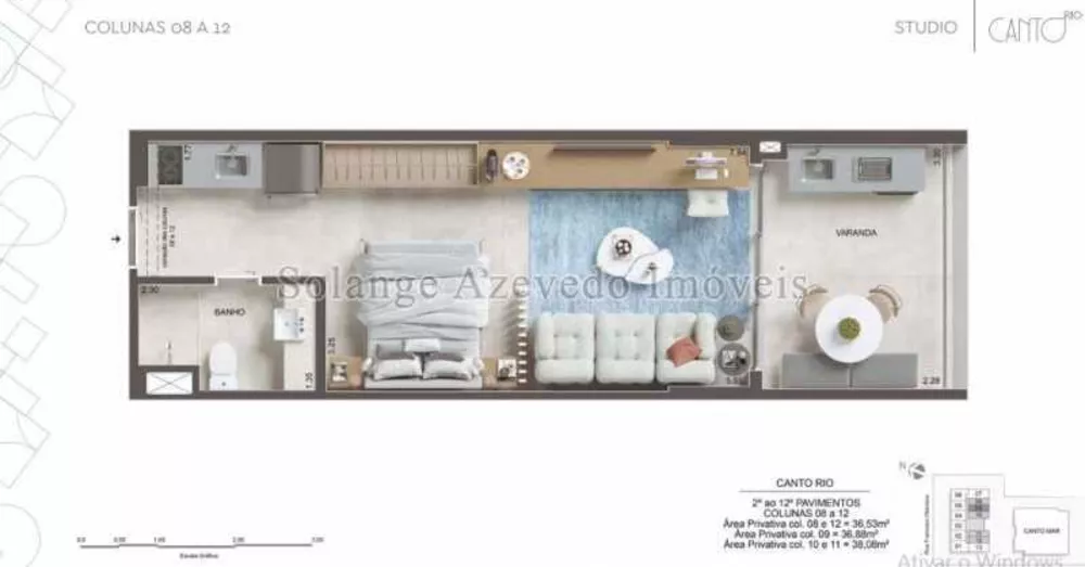 Apartamento, 1 quarto, 39 m² - Foto 5