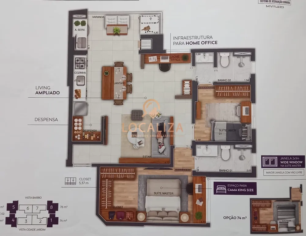 Apartamento, 3 quartos, 143 m² - Foto 6