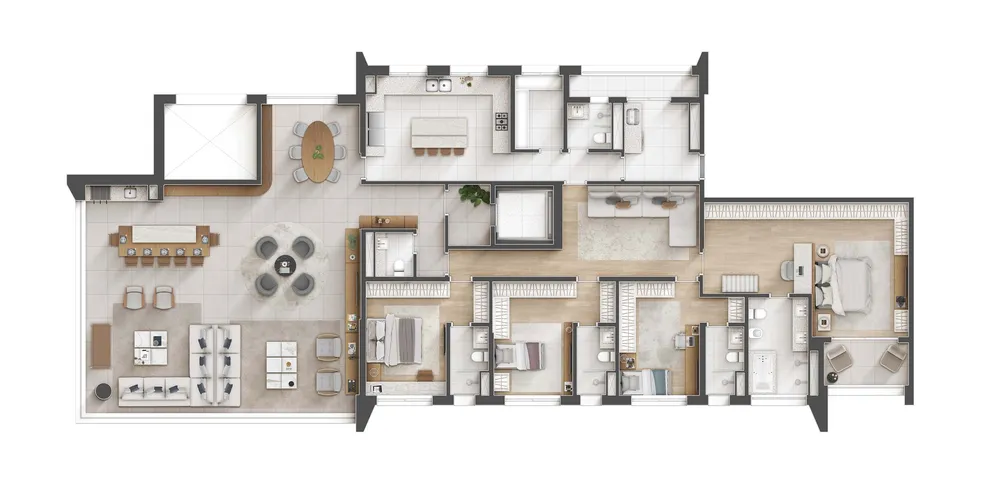Apartamento, 4 quartos, 300 m² - Foto 2