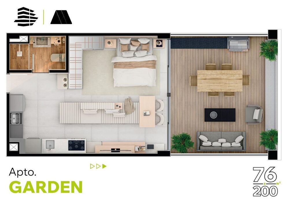 Apartamento, 1 quarto, 39 m² - Foto 33
