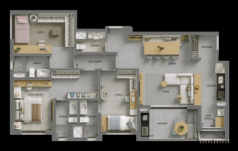 Apartamento, 3 quartos, 120 m² - Foto 20
