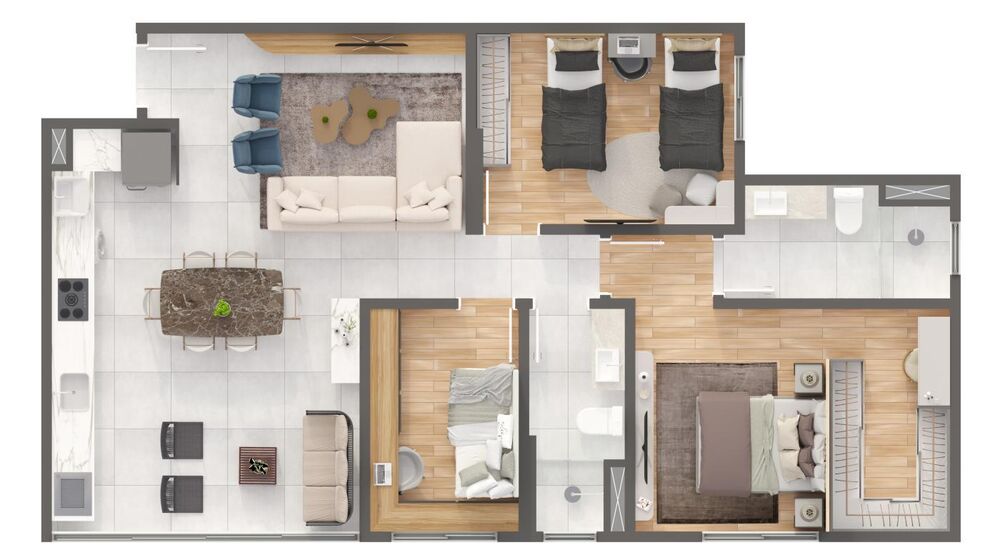 Apartamento, 3 quartos - Foto 8