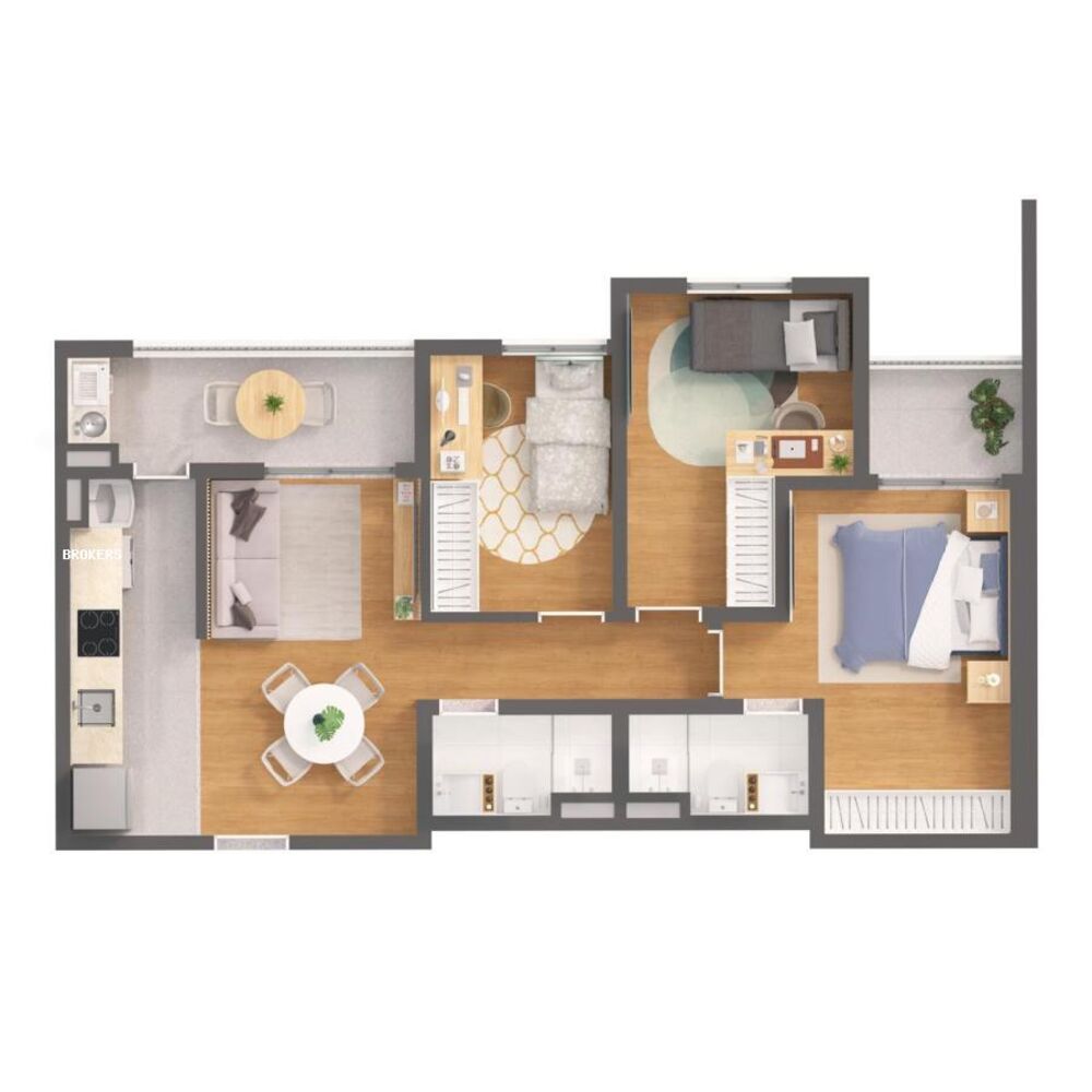 Apartamento, 3 quartos, 64 m² - Foto 15