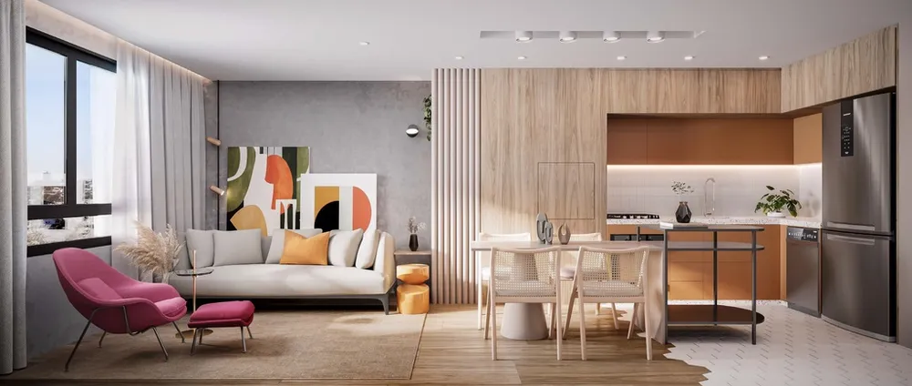 Apartamento, 1 quarto, 49 m² - Foto 2